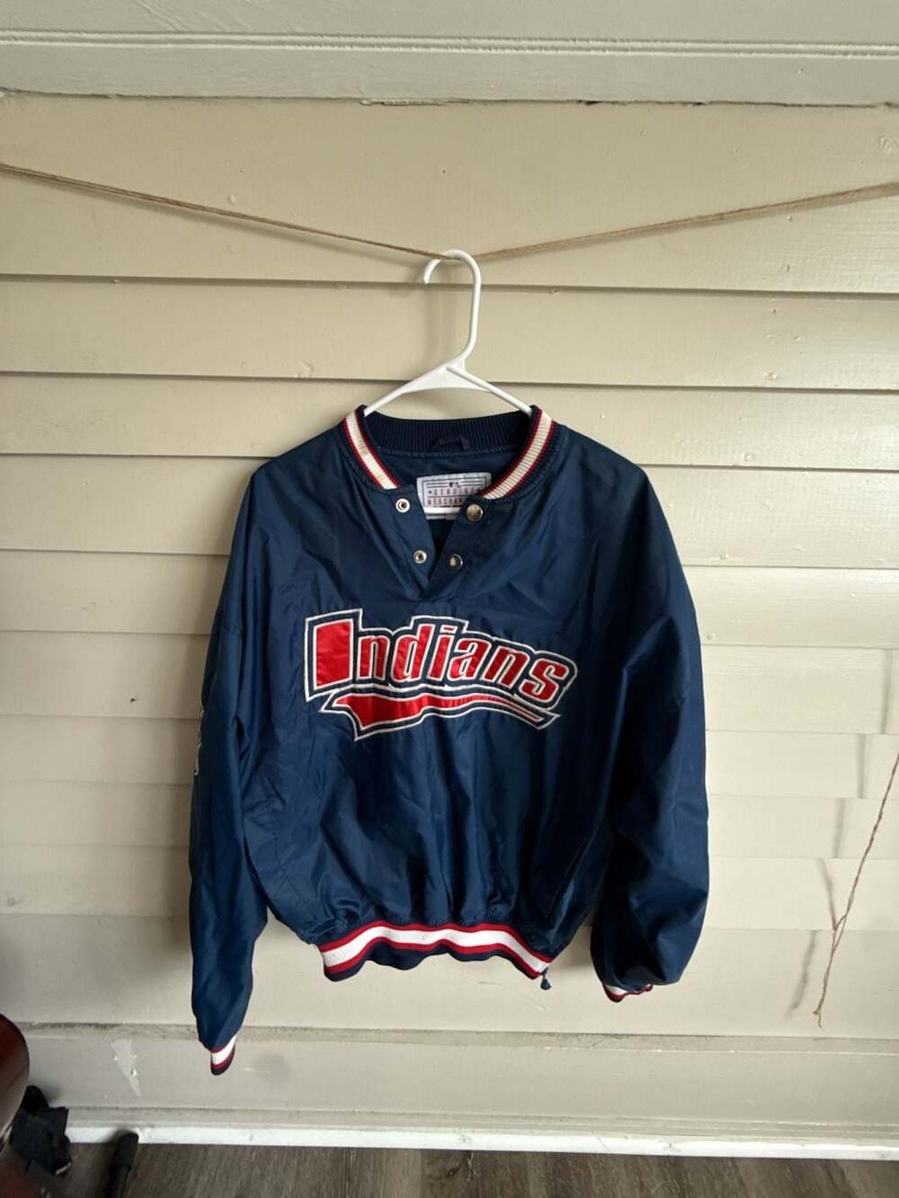 90s Vintage Starter Cleveland Indians Size L Vintage Jacket